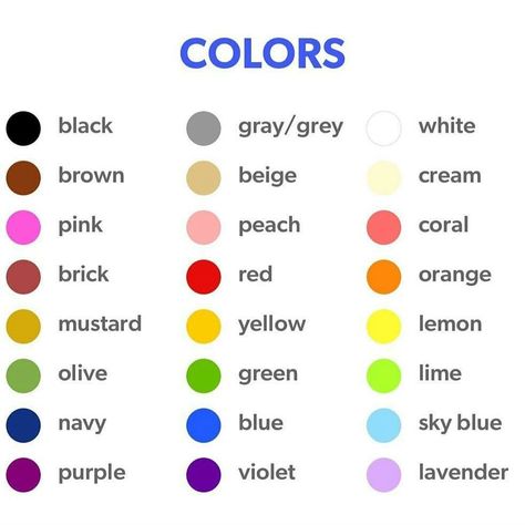 Color Names Chart, Color Palette Challenge, Conversational English, Kids English, Days And Months, Math Time, Lollipop Sticks, English Lessons For Kids, English Activities