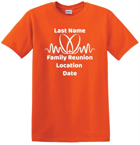 Custom family reunion tshirt template idea Family Reunion T Shirts, Family Reunion Tshirts, Orange Tshirt, Family Reunion Shirts, Family Reunion Planning, Family Forever, Reunion Shirts, T Shirt Design Template, Custom Tshirt