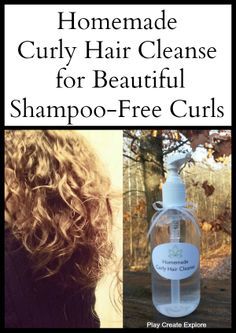 Shampoo Curly Hair, Homemade Shampoo, Curly Hair Problems, Cleansing Shampoo, Hair Cleanse, Scene Hair, Hair Problems, Curly Hair Care, Curly Hair Tips