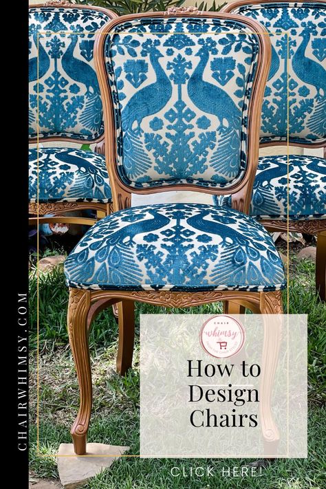 Printed Dining Room Chairs, Diy Upholstered Dining Chairs, Dining Room With Upholstered Chairs, Printed Dining Chairs, Upholstered Dining Chairs Fabric Ideas, Dining Chair Upholstery Ideas, Colorful Dining Chairs, Recovered Dining Chairs, Upholstered Chairs Fabric