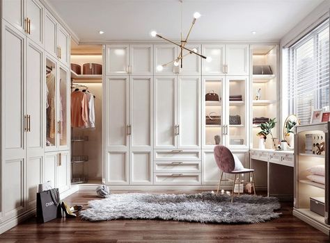 Bedroom Built In Wardrobe, Walking Closet, Dream Closet Design, Walk In Closet Design, Closet Design Layout, Luxury Closets Design, Wardrobe Interior Design, Closet Remodel, Closet Decor