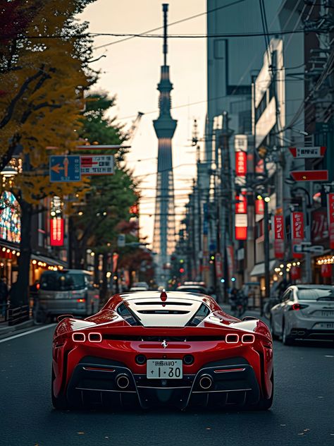 Sf90 Wallpaper, Ferrari Sf90 Stradale Wallpaper, Ferrari Sf90 Wallpaper, Orange Ferrari, Ferrari Sf90 Stradale, Cars Pictures, Car Ferrari, Ferrari Sf90, Tokyo Skytree