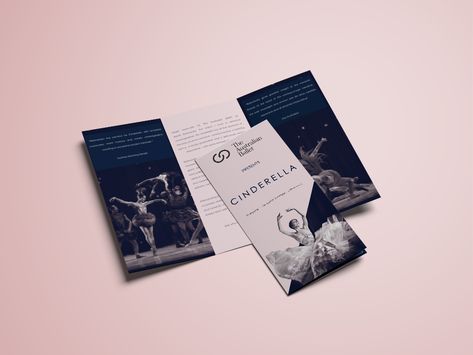 The Australian Ballet: Cinderella Brochure on Behance Ballet Cinderella, Ballet Dance Photography, Art Brochures, Dance Workshop, Australian Ballet, Dance Poster, Booklet Design, Brochure Layout, Trifold Brochure