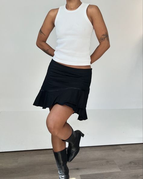 the possibilities are endless with our deadstock linen mini skirt. swipe to see some bits from the camera roll 📸 available to purchase this thursday at 5pm AEST. Linen Mini Skirt, Vintage Formal Dresses, Cardigan Sweater Vest, Straight Back, Boat Neck Tops, Black Linen, Knit Skirt, Back In Time, Outfit Idea