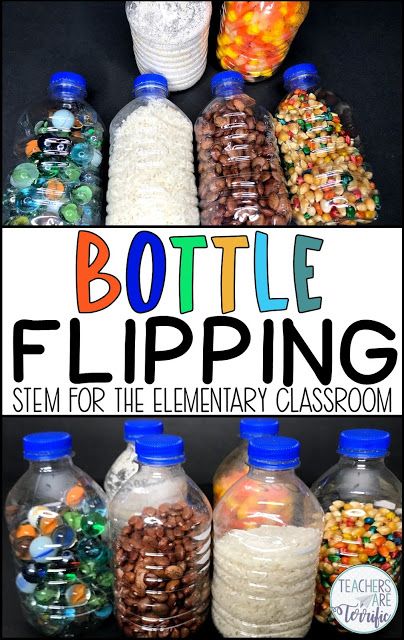 Bottle Flip Challenge, Stem Summer Camp, Steam Lab, Stem Camp, Stem Club, Elementary Stem Activities, Summer Stem, Math Night, Bottle Flip