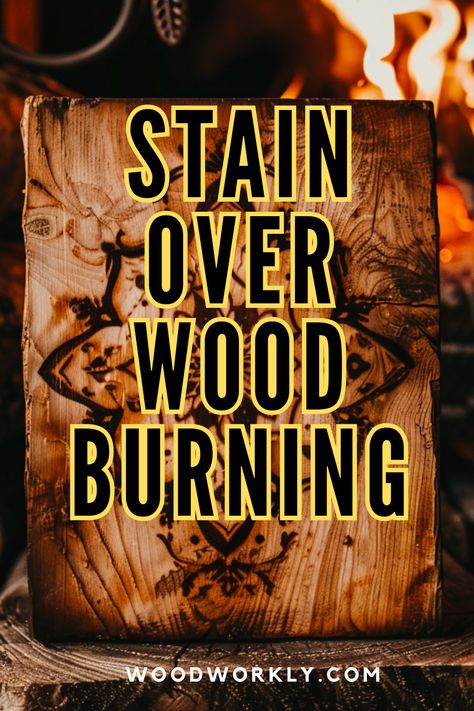 Learn how to stain over wood burning with expert techniques from Woodworkly. Enhance the beauty of your woodwork with this versatile method! #WoodBurning #StainingTechniques Japanese Burning Wood Technique, Torching Wood Diy, Staining Techniques Wood, Wood Staining Techniques Diy, Burn Wood With Torch, Burning Wood With Torch, Burned Wood Finish Diy, Burnt Wood Projects, Torching Wood