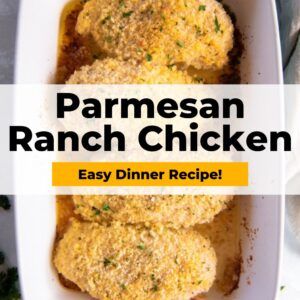 Pan Seared Ranch Chicken, Boneless Skinless Chicken Thigh Recipes Ranch Seasoning, Ranch Seasoning Recipes Chicken, Chicken With Ranch Seasoning Packet, Ranch Parmesan Chicken, Parmesan Ranch Chicken, Baked Boneless Chicken Breast, Ranch Chicken Recipe, Parmesan Ranch