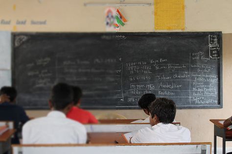 Blurred out writing on a classroom blackboard shows how poor vision can affect learning at school. Classroom With Students, Classroom Blackboard, A Classroom, At School, Eye Care, Spectacles, Encouragement, Writing, Quick Saves