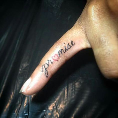 Promise Tattoo On Pinky Fonts, Pinky Promise Finger Tattoo, Pinky Promise Couple Tattoos, Pinky Promise Tattoo On Pinky, Promise Finger Tattoo, Promise Pinky Tattoo, Promise On Pinky Tattoo, Matching Finger Tats, Pink Promise Tattoo