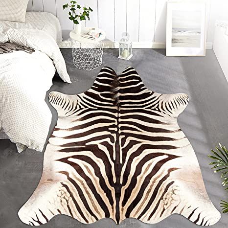 Cow Print Rug, Zebra Print Rug, Faux Cowhide Rug, Zebra Skin, Zebra Rug, Safari Design, Spanish Mediterranean, Skin Rugs, Faux Cowhide