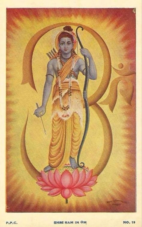 Om Shree Ram 💚🕉🌿 #rama #ram #harerama Vishnu Dev, Shree Ram Images, Hindu Cosmos, साईं बाबा, Jai Shri Ram, Indian Traditional Paintings, Vintage Art Paintings, Lord Ram, Lord Rama Images