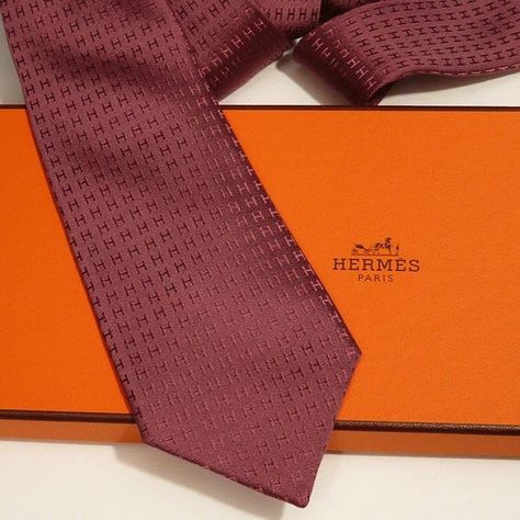 Hermes Tie, Tie Box, Men Ties, Hermes Silk, Tom Ford Men, Rolex Men, Hermes Men, Vintage Hermes, Hermes Scarf