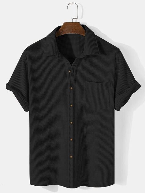 Loose Shirt, Simple Shirts, Loose Shirts, Basic Shirts, Collar Blouse, Shirt Collar, Work Casual, Look Fashion, Shirt Sleeves