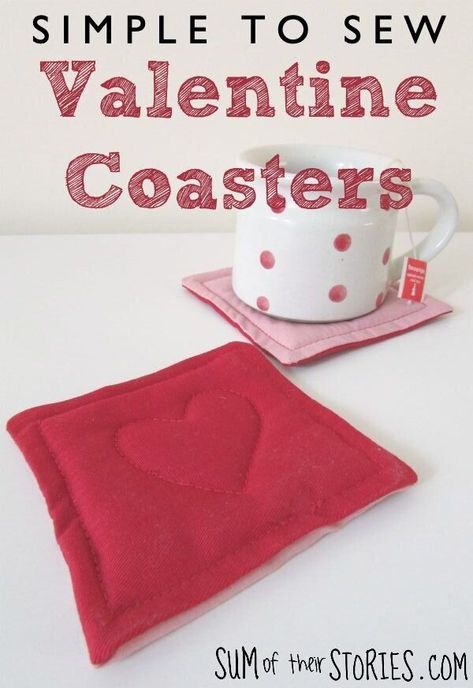 Fabric Stash Buster, Valentine Coasters, Embroidery Birds, Valentines Coasters, Knitting Gloves, Butterfly Garland, Coasters Diy, Recycled Magazine, Unicorn Christmas