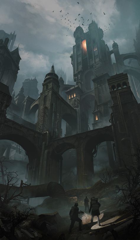 ArtStation - Dark Castle Castle Concept Art, Concept Art Environment, The Art Showcase, Art Environment, Dark Castle, Art Showcase, Haunted Castle, Haunted Places, Environment Concept Art