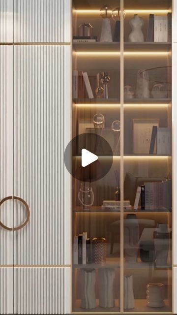 interiordesigner Wardrobe In Dressing Area, Fluted Wardrobe, Smart Storage, Wardrobe Design, Best Interior, Storage Solutions, Wardrobe, Interior Design, Design