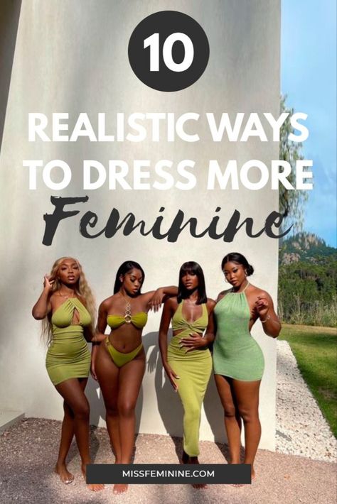 10 Realistic Ways To Dress More Feminine - MissFeminine.com Dress More Feminine, Divine Feminine Goddess, More Feminine, Treat You, Feminine Energy, Divine Feminine, Keep Up, Queen, Dresses