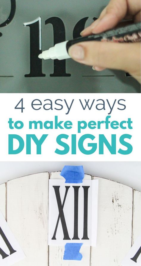 Painted Letters On Wood, Diy Wooden Sign, Write On Wood, Family Rules Sign, Words On Wood, Stencils For Wood Signs, Wooden Signs Diy, How To Make Signs, Wood Projects That Sell