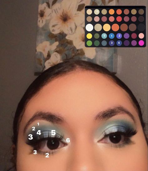 James Charles Palette Makeup With James Charles Pallet, Blue Makeup Looks James Charles Palette, James Charles Mini Palette Looks, James Charles Eyeshadow Looks, James Charles Pallet Looks, Makeup Looks With James Charles Palette, Makeup Ideas James Charles Palette, Morphe James Charles Palette Looks, James Charles Palette Looks Step By Step