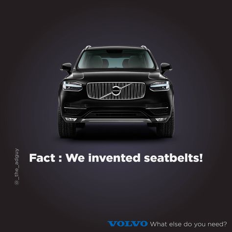 Car Print Ads, Copy Ads, Ad Of The World, Safe Cars, Ads Of The World, Media Campaign, Volvo Cars, Volvo Trucks, Creative Ads