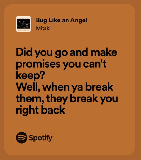 did you go make promises you cant keep? Bug Like An Angel, Me Core, An Angel, Go To Sleep, Essay Writing, I Promise, Beautiful Words, Words Quotes, Sci Fi