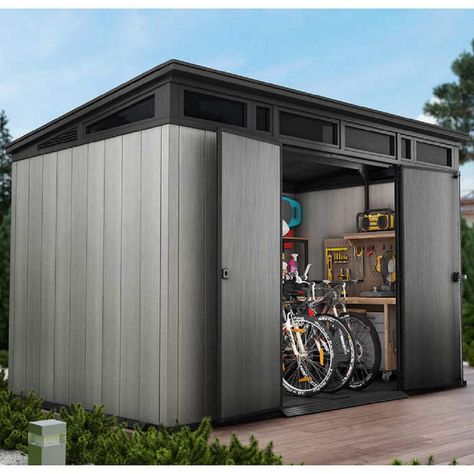 Keter Sheds, Resin Sheds, Outdoor Garden Storage, House Pool, Outdoor Bathroom, Storage Sheds, Outdoor Storage Sheds, Tool Sheds, Luz Natural