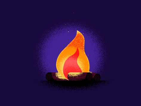 Fire Animation Tutorial, 2d Fire Animation, Fire Motion Graphic, Fire Animation Gif, Animating Fire, Fire Animation Frames, Fire Illustration Art, Campfire Gif, Fire Illustration Design