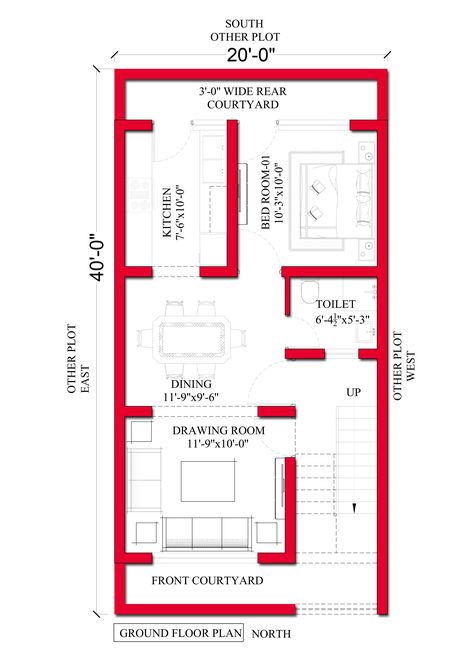 20'-0''x40'-0'' NORTH FACING-1bhk House plan Plot Area-20'-0''x40'-0''-800sqft. sqft./88GAZ/3MARLA housedesign.com plan#designhouseonline#architecture#architect#houseplanideas#makaankanaksha#vastuhousedesign#vastuplan#modernhome#designideas#houseplan#houselife#800sqft.#1bhk#88sqyd#houseplan#3Marla# floorplan#houseplan#Buildinghouseplan#houseplan#freehouseplan #follow#like#comment Comment Your house size in comment section & Get your free house plan.Hurry up limited offer. houseplanideas 20x50 House Plans, 1bhk House Plan, Bungalow Plan, Studio Floor Plans, External Staircase, Studio Floor, Indian House Plans, Front Courtyard, Indian House