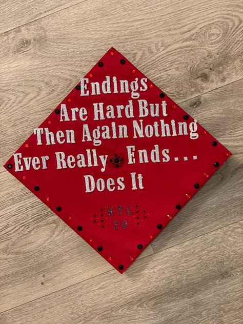 Supernatural graduation cap 2020 with puff stickers Supernatural Graduation Cap Ideas, Supernatural Graduation Cap, Graduation Cap Ideas, College Graduation Cap Decoration, Grad Cap Designs, Graduation Crafts, Diy Graduation Cap, Diy Graduation, Grad Caps