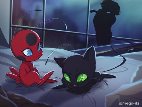 Finally Together by MegS-ILS on DeviantArt Lover Wallper, Anime Miraculous Ladybug, Tikki And Plagg, Ladybug Und Cat Noir, Miraculous Ladybug Kiss, Tikki Y Plagg, Ladybug Art, Ladybug And Cat Noir, Miraculous Ladybug Oc