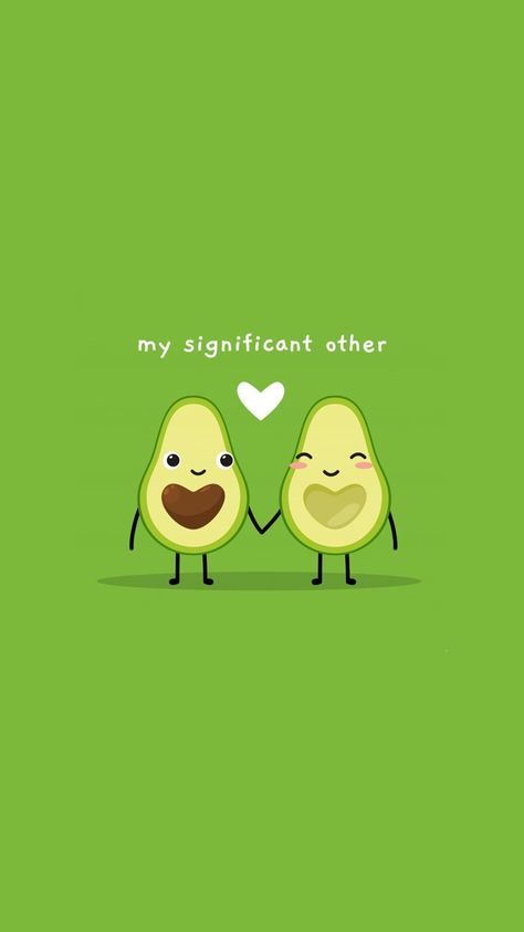 Avocado Wallpaper, Avocado Cartoon, We Bare Bears Wallpapers, Birthday Gifts For Boyfriend Diy, Cute Avocado, Disney Collage, Wallpaper Doodle, Cute Emoji Wallpaper, Funny Illustration