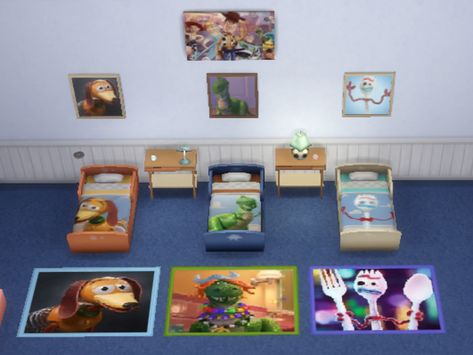 Toddler Bedroom Sets, Toy Story Room, Sims Mobile, Animal Bedroom, Sims 5, Fairy Tales For Kids, Sims 4 Toddler, Sims Freeplay, Halloween Vampire