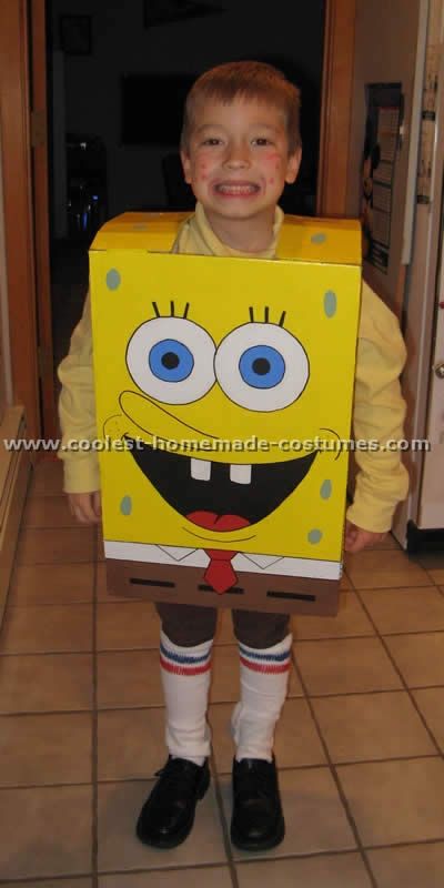 Spongebob Costume gonna do this for character day Spongebob Halloween, Spongebob Costume, Diy Fantasia, Bob Sponge, Spongebob Party, Homemade Costumes, Kids Dress Up, Homemade Halloween, Costume Diy