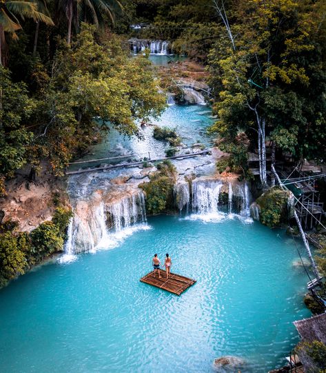 Cambugahay Falls is one of the most beautiful waterfalls in the Philippines. This hidden gem is situated in the heart of Siquijor Island. Read more about it in this guide! #philippines #philippinestravel #beautfulwaterfalls #waterfalls #asia #bestwaterfall #budgettravel #exoticdestinations| the most beautiful waterfall | falls | Waterfall in Siquijor | Siquijor tourist attractions | things to do in Siquijor | Siquijor itinerary | Cambugahay Falls, Philippines Destinations, See World, Exotic Places, Philippines Travel, Tourist Spots, Beautiful Waterfalls, Beautiful Places To Travel, Beautiful Places To Visit