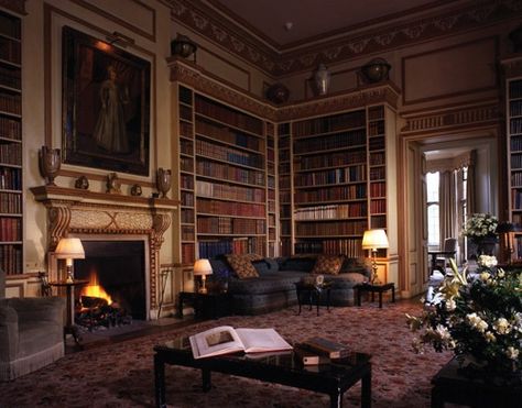 THEFULLERVIEW Manor Library, Dream Home Library, Leeds Castle, Palace Interior, Dream Library, Beautiful Library, Library Room, Library Aesthetic, Castles Interior