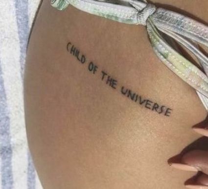 Hippie Tattoo Ideas, Luna Hale, Tattoo On Hip Bone, 27 Tattoo, Hippie Tattoo, Bone Tattoos, Child Of The Universe, Philippians 4 6, American Threads