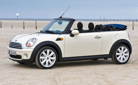 My baby is telling "mumzy" it wants to go for a ride with the top down! Mini Cabrio Cooper, White Mini Cooper, Mini Cooper Cabrio, Company Car, Mini Cooper Convertible, Summer Wishlist, Mini Convertible, Mini Countryman, Farm Design