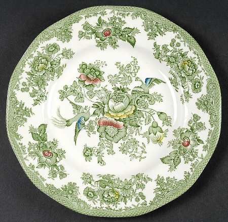 Wedgwood Kent-Green-Multicolor at Replacements, Ltd Blue China Patterns, Wood Napkin Holder, Mismatched China, Green China, Antique Green, Yellow Accents, Online Pattern, China Patterns, Blue China