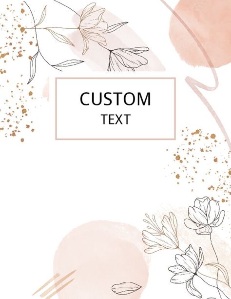 Boho Floral Editable Planner Binder Cover Template Nursing Binder Covers, Nursing School Binder Covers, 2024 Planner Cover Design, Binder Cover Ideas For School, Free Binder Cover Printables Editable, Planner Cover Design Free Printable, Aesthetic Binder Cover Ideas, Cute Binder Covers Printables, Design For Folder