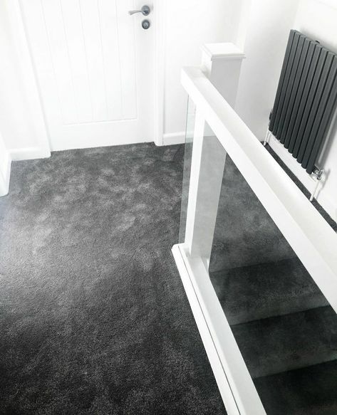 Grey Carpet Stairs, Bedroom Grey Carpet, Loft Conversion Design, Tile Carpet, Carpet Room, Summer Bedroom, Staircase Remodel, White Carpet, Loft Conversion