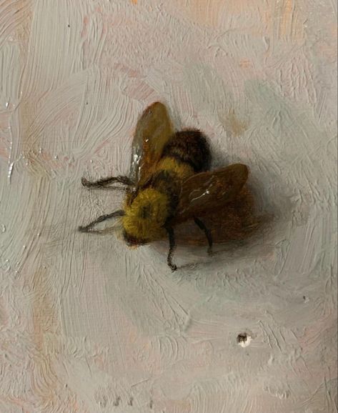 Insect Artists, Insect Acrylic Painting, Bee Oil Painting, Insect Painting, Beatle Paintings Insect, Under Painting, Insect Oil Painting, Bee Surrealism, Best Nature Wallpapers