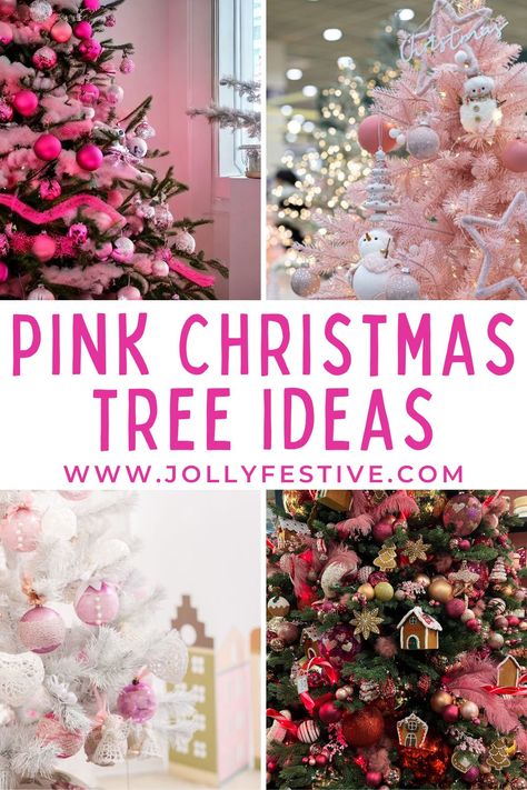 💖 Get ready to dazzle this festive season with 16 stunning pink Christmas tree ideas that perfectly channel the Barbiecore trend! From glitzy ornaments to playful accessories, these trees are sure to become the showstopper of your celebrations! 🌟 Gold And Pink Christmas Tree Decorating Ideas, Pink And Mint Christmas Tree, How To Decorate A Pink Christmas Tree, Pink Christmas Tree Decorations Ideas, Red And Pink Christmas Tree, Pink And Red Christmas Tree, Christmas Tree Hacks, Pink Christmas Tree Ideas, Invisible Christmas Tree