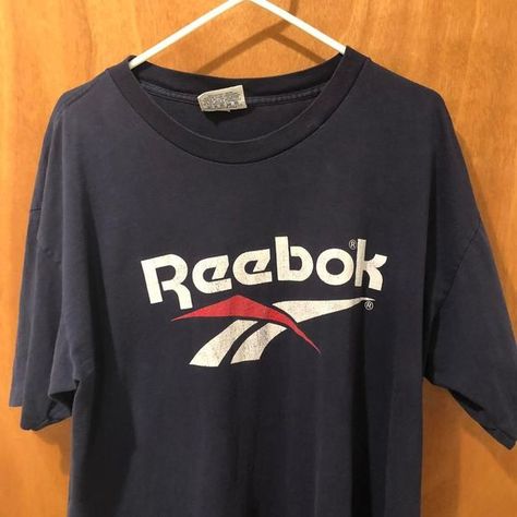 vintage early 90s reebok logo T-shirt Rebook Classic, Reebok Shirt, Reebok Logo, Vintage Reebok, Early 90s, T Shirt Women, Logo T Shirt, Shirt Women, Tshirt Logo