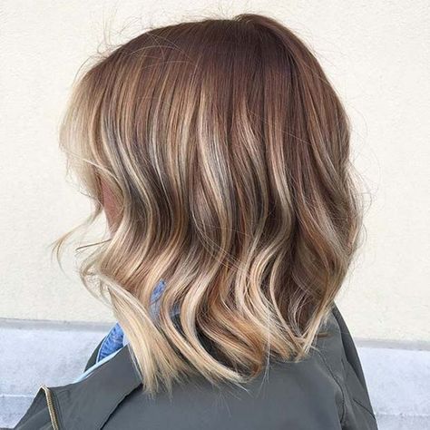 Bob highlights coupe soleil balayage Long Bob Ideas, Long Bob Hairstyles Blonde, Balayage Hair Lob, Long Bob Balayage, Balayage Hair Blonde Long, Bob Ideas, Layered Haircuts Shoulder Length, Balayage Lob, Balayage Hair Caramel