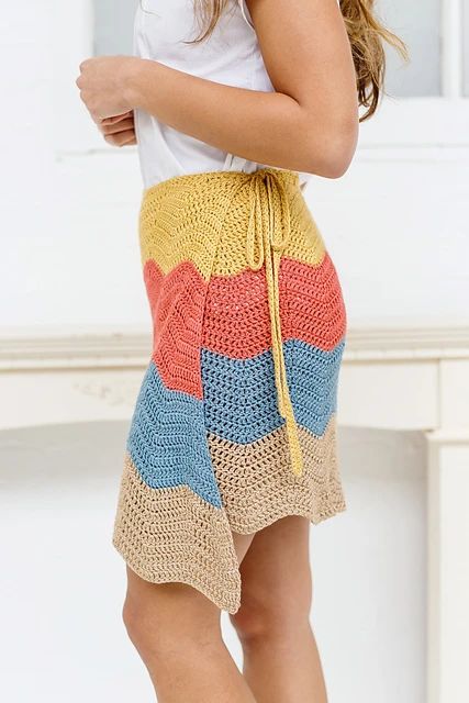 Inside Crochet Magazine, Wraparound Skirt, Crochet Skirts, Crochet Business, Crochet Goodies, Crochet Magazine, Crochet Wrap, Boho Skirts, Crochet Skirt