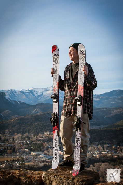 Owen's Durango Colorado Senior Portraits Photographed by Allison Ragsdale Photography in Durango Colorado Skiing Senior Pictures, Ski Senior Pictures, Brooklyn Pictures, Snow Senior Pictures, Ski Photos, Skiing Photography, Boy Senior Portraits, Ski Pictures, Senior Photos Boys