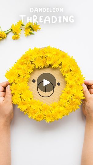 1.8M views · 37K reactions | The perfect activity for anyone who’s lawn has been left just a bit too long without a mow! 
.
This is really simple to prepare using a circle of cardboard and a pencil to create some holes. 
.
You can then thread the dandelions through the holes to create the lion’s mane. 🦁
.
This activity is so good for fine motor skills and a great little boredom buster! 
.

.
#inspiremyplay #learnthroughplay #natureplay #1000hoursoutside #outdoorlearning #finemotorskills #finemotoractivities #recycleandplay #playathome #playmatters #learningathome #eyfs #eyfsideas #earlyyears #earlylearning | Inspire My Play | Ruth B. · Dandelions Nana Crafts, Ruth B, Challenges Activities, Quick Crafts, Bear Party, Educational Games For Kids, Kindergarten Crafts, Spring Activities, Fine Motor Activities