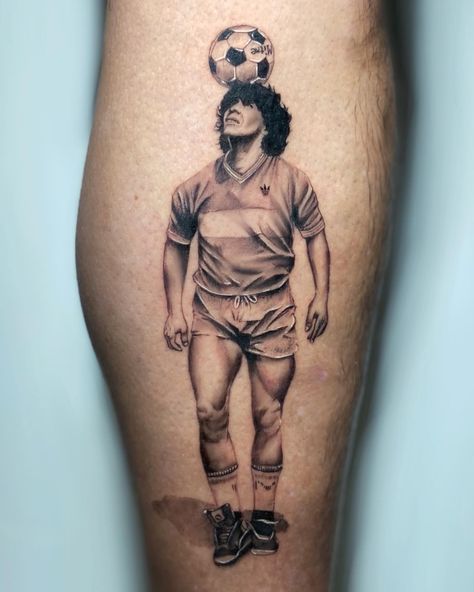 Maradona Tattoo, E Tattoo, Life Tattoos, Flash Tattoo, Girl Tattoos, Skull Tattoo, Tattoo Artists, Portrait Tattoo, Art Tattoo