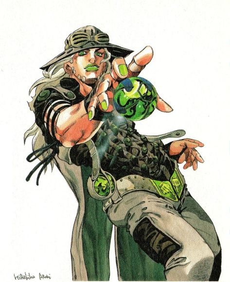 Jojo Poses, Jojo Bizarro, Gyro Zeppeli, Jojo's Bizarre Adventure Stands, Jojo Parts, Ball Run, Adventure Art, Jojo's Bizarre Adventure Anime, Jojo Anime