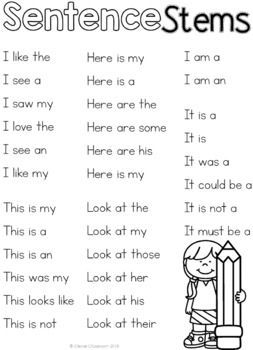 Sentence Building - Sentence Unjumbles and Fluency Activity Distance Learning Sentence Fluency Activities, Basic Sentence Structure, Sentence Structure Activities, Ingles Kids, Kindergarten Writing Prompts, Sentence Stems, Fluency Activities, Sentence Building, 2nd Grade Writing